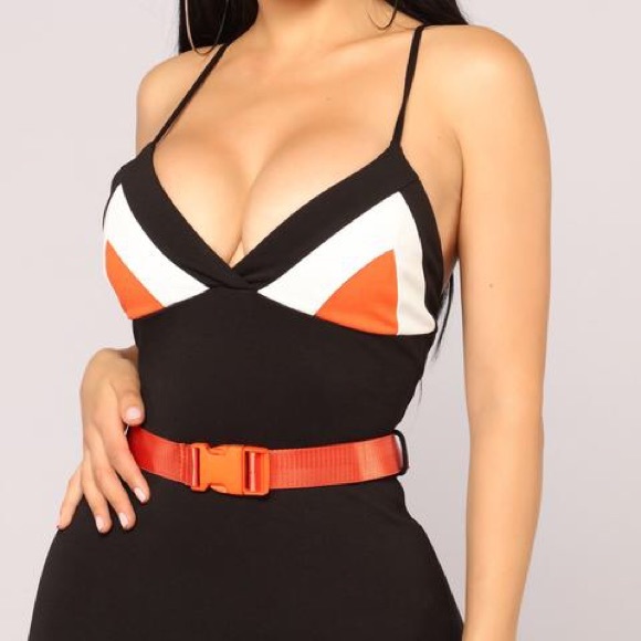 DONATED! Fashion Nova skin tight “buckled in belted dress!” - Picture 10 of 10